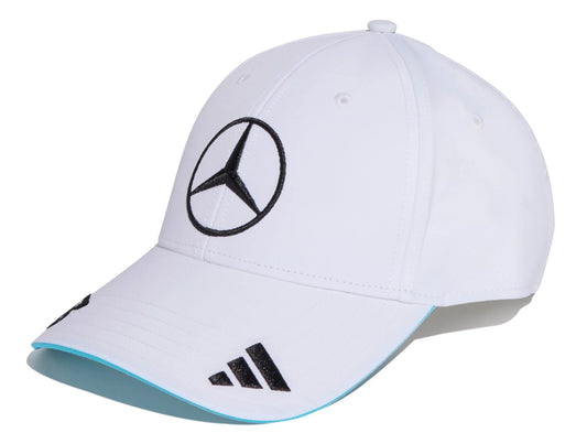 Mercedes Gorra AMG Petronas Of. G. Russell Blanca