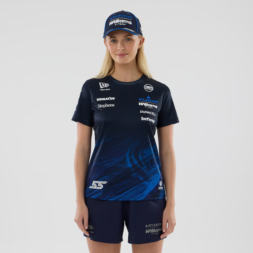 Playera Dama F1 Williams Racing Carlos Sainz Team 2026