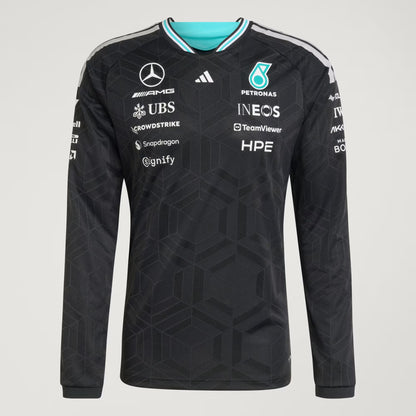 Camiseta Manga Larga F1 Mercedes AMG Petronas Piloto Version 2026