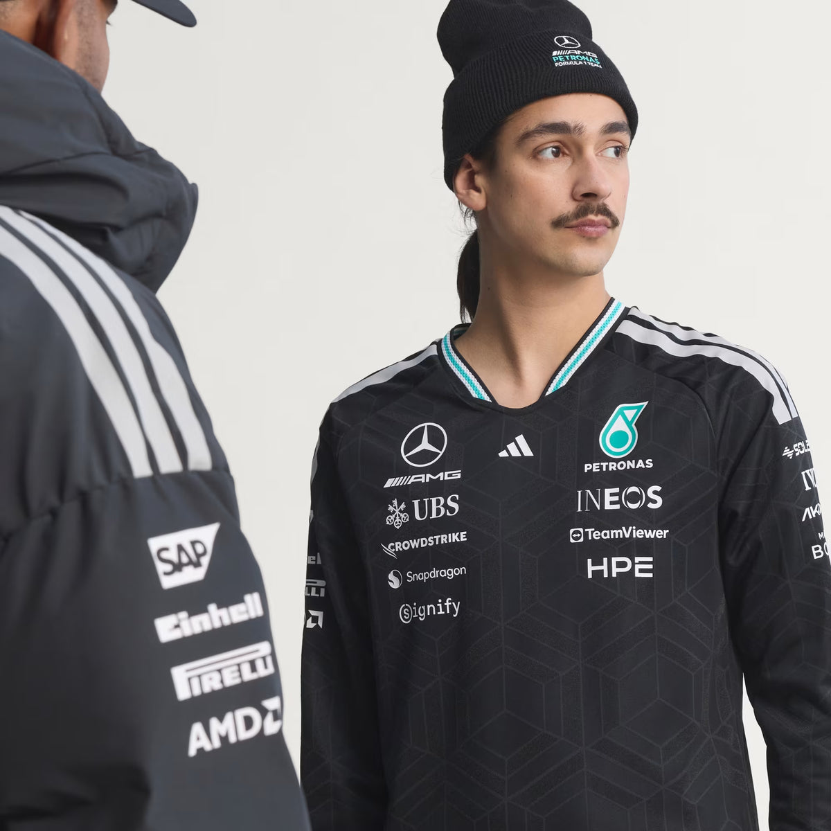 Camiseta Manga Larga F1 Mercedes AMG Petronas Piloto Version 2026