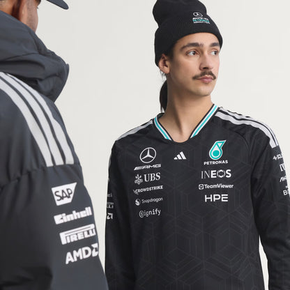 Camiseta Manga Larga F1 Mercedes AMG Petronas Piloto Version 2026