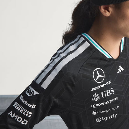 Camiseta Manga Larga F1 Mercedes AMG Petronas Piloto Version 2026
