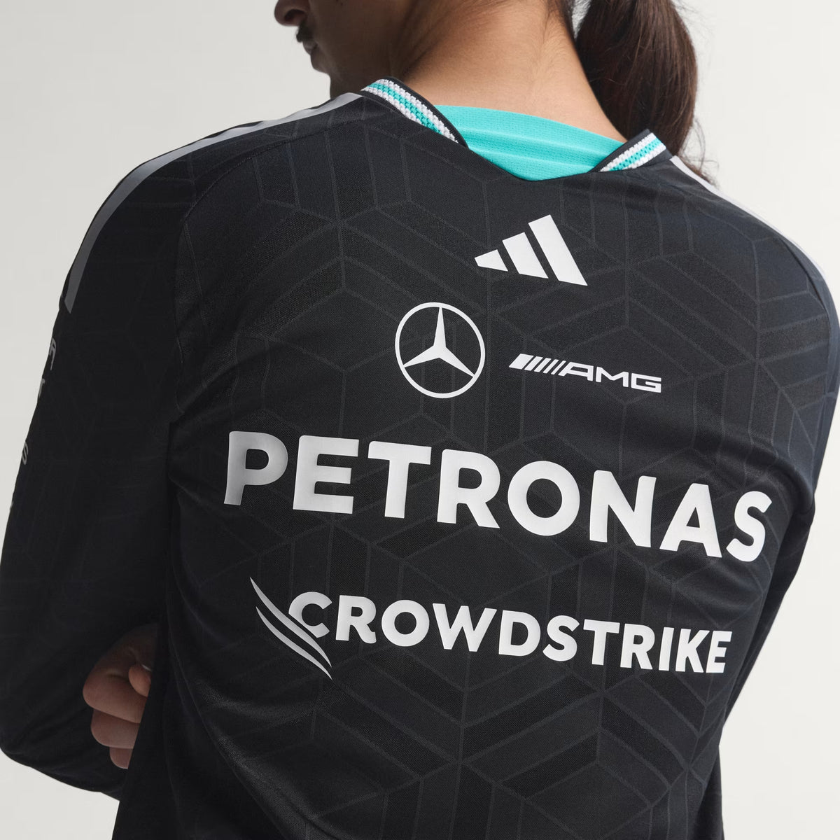 Camiseta Manga Larga F1 Mercedes AMG Petronas Piloto Version 2026