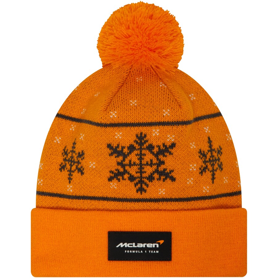 Gorro McLaren Edición limitada Snowflake bobble orange