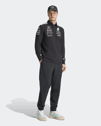 Polo Manga Larga F1 Mercedes Team Oficial 2026