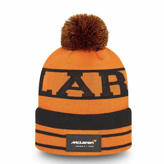 Mclaren Gorro Invierno Equipo DR Bobble Cuff Papaya