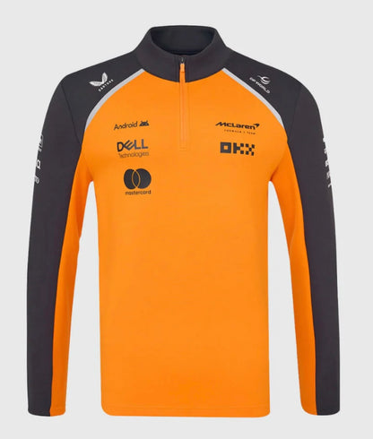 McLaren F1 2025 Equipo 1/4 Zip Mid Layer