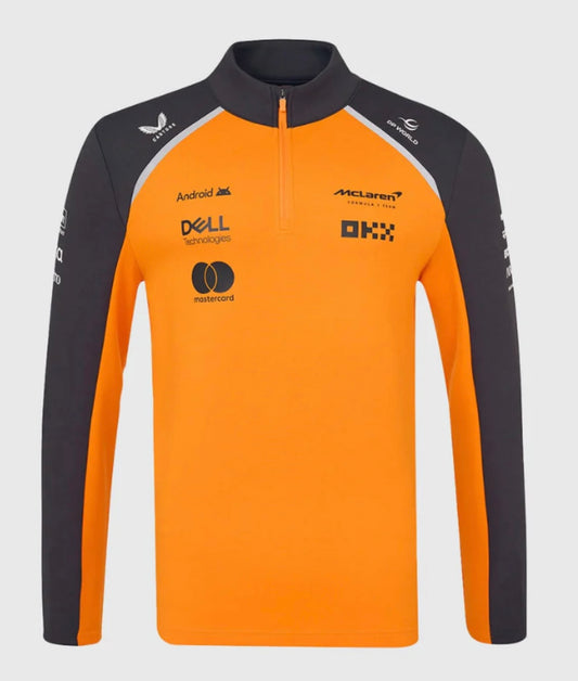 McLaren F1 2025 Equipo 1/4 Zip Mid Layer