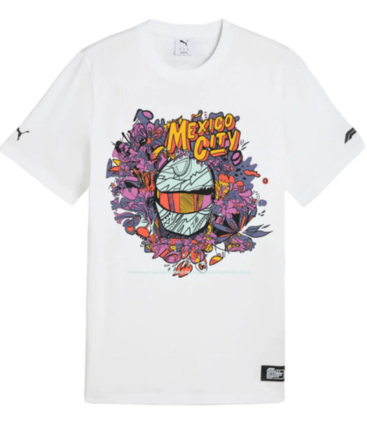 Fórmula 1 Playera GP DE MEXICO BLANCA