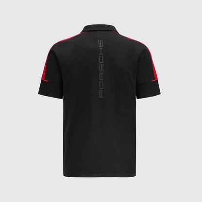 Porsche Motorsport Camiseta Polo Negra 2025