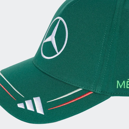 Gorra F1 Mercedes AMG Petronas Verde GP Mexico 2026